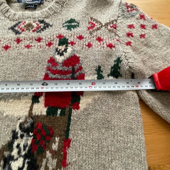Ralph Lauren vintage wool dog sweater - Picture 2 of 8